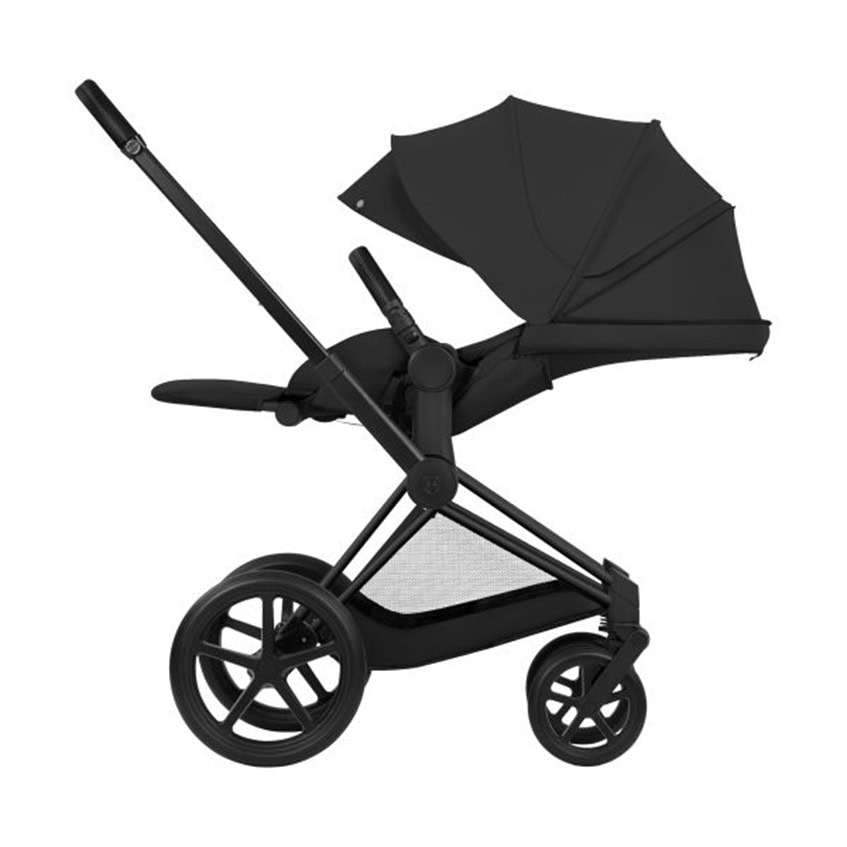 Cybex Priam5 Kinderwagen Compleet Comfort - Matt Black Frame - Sepia Black